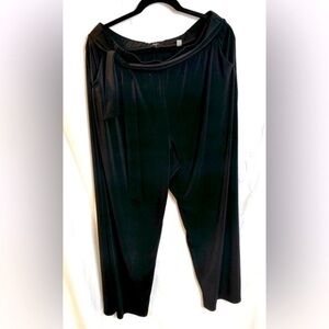 T Tahari Tie Front Full Leg Pants Womens Size XL